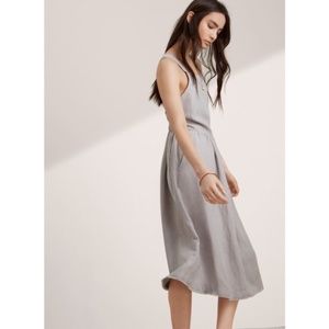 Aritzia Wilfred Linen Hymne Midi Dress
